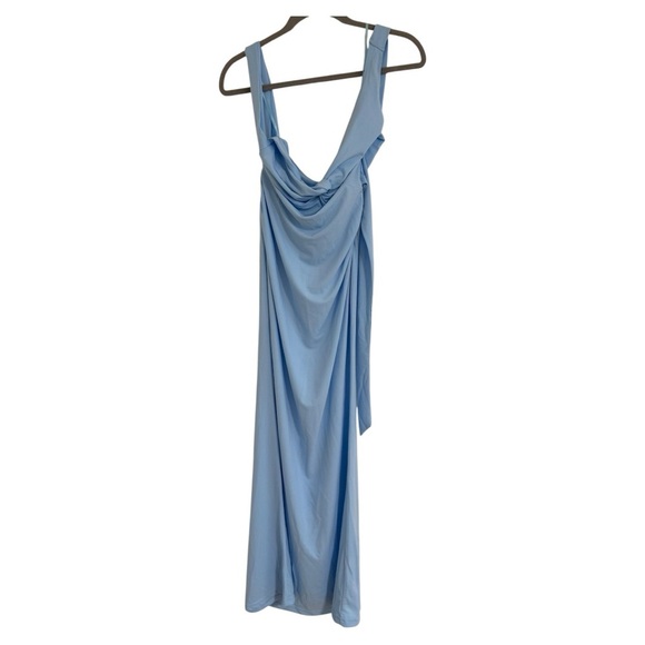 Princess Polly Mesmerize Blue Halter Maxi Dress - Picture 7 of 9